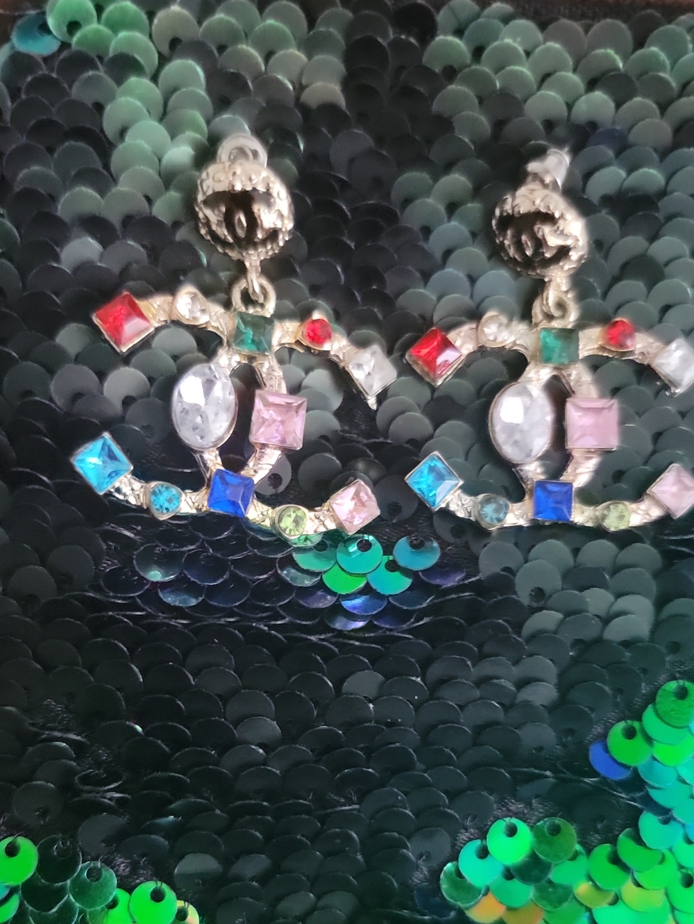 Multicolor Dangling Earrings